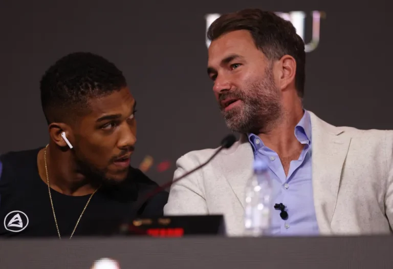 Eddie Hearn Anthony Joshua