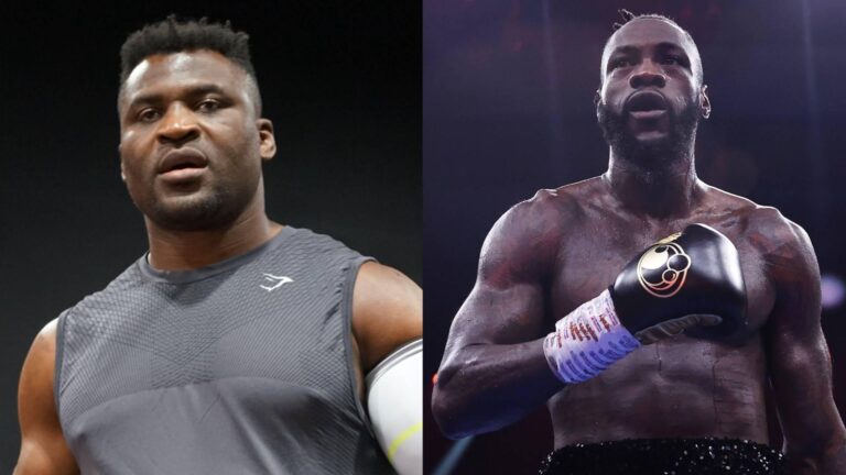 Francis Ngannou Deontay Wilder